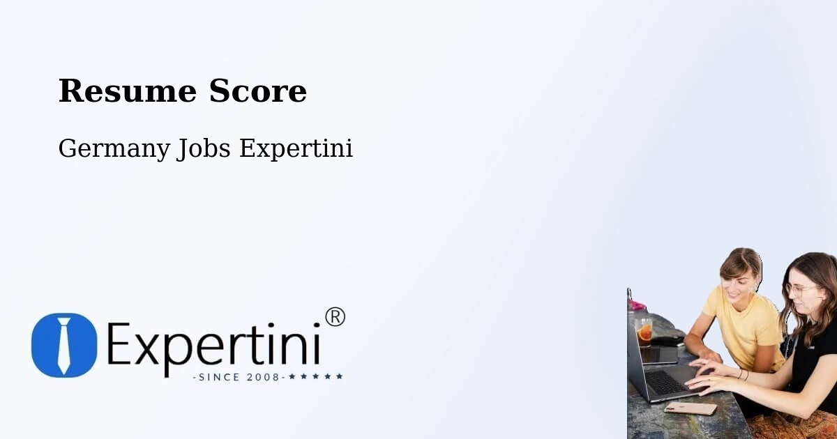 Resume Score & Job Description Match Tool – Freisbach - Germany Jobs Expertini